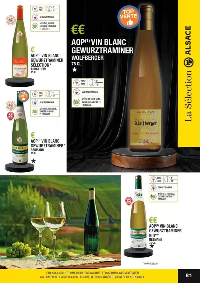 GUIDE DES VINS 2025 2026 du 27 février au 31 janvier 2027 - Catalogue page 81