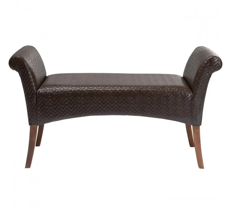 Banc Motley ZigZag marron Kare Design