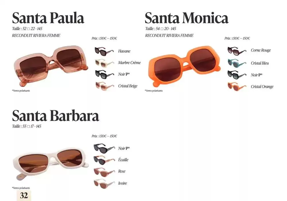 Lookbook Solaires 2025 du 19 février au 31 décembre 2025 - Catalogue page 31