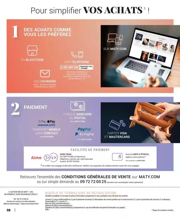 Catalogue Maty du 22 juillet au 31 août 2025 - Catalogue page 98