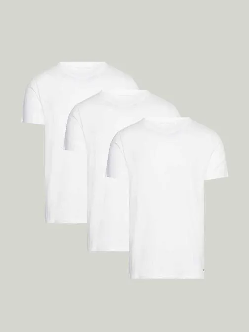 T-shirt - Stretch Vn Tee Ss 3P - Blanc