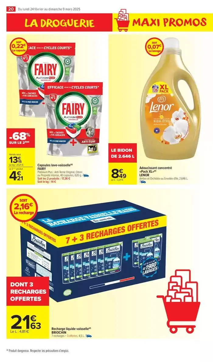 MAXI PROMO MINI PRIX du 24 février au 9 mars 2025 - Catalogue page 22