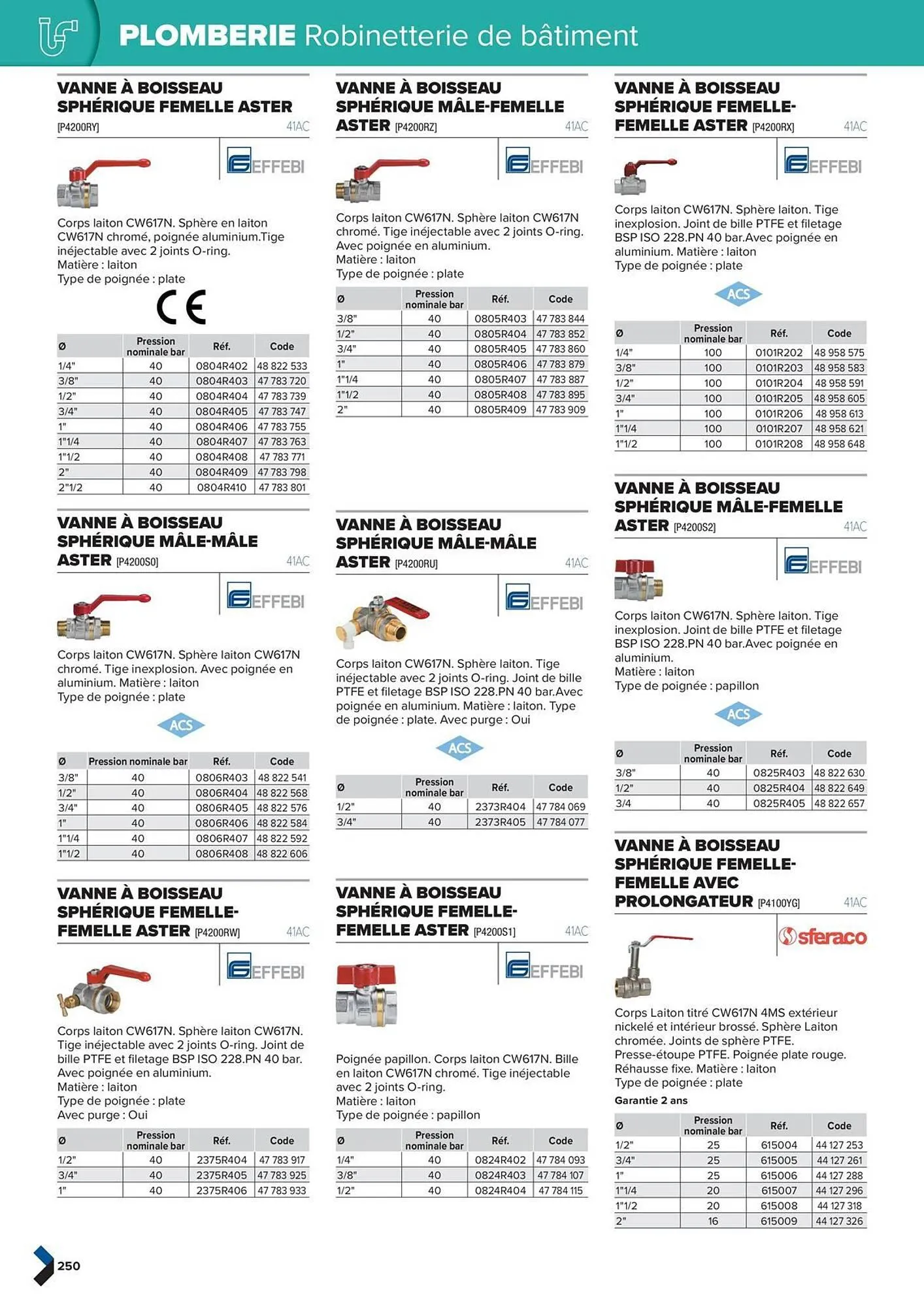 Catalogue Prolians du 2 octobre au 31 décembre 2025 - Catalogue page 250
