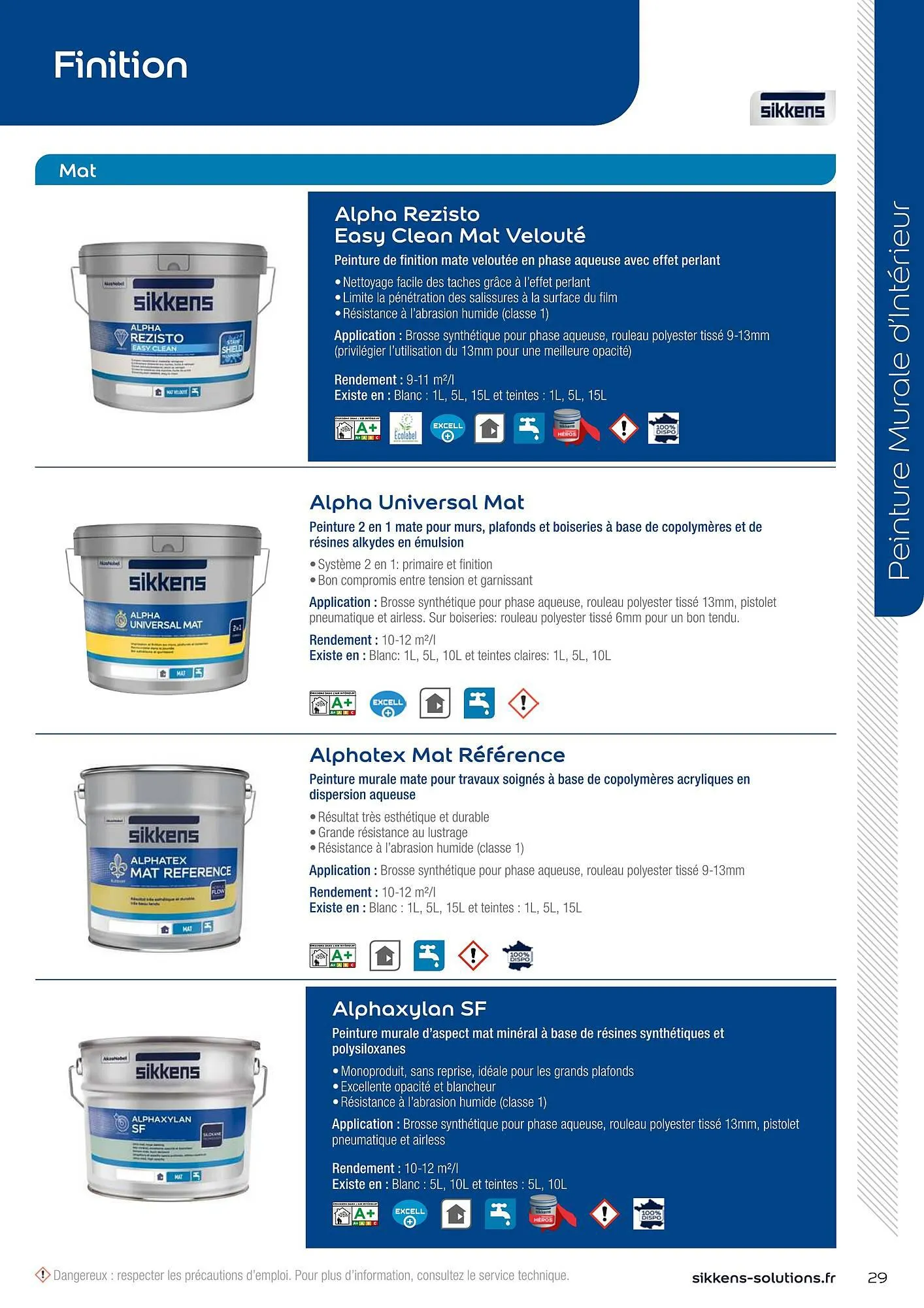 Catalogue Sikkens Solution du 8 janvier au 28 décembre 2025 - Catalogue page 29