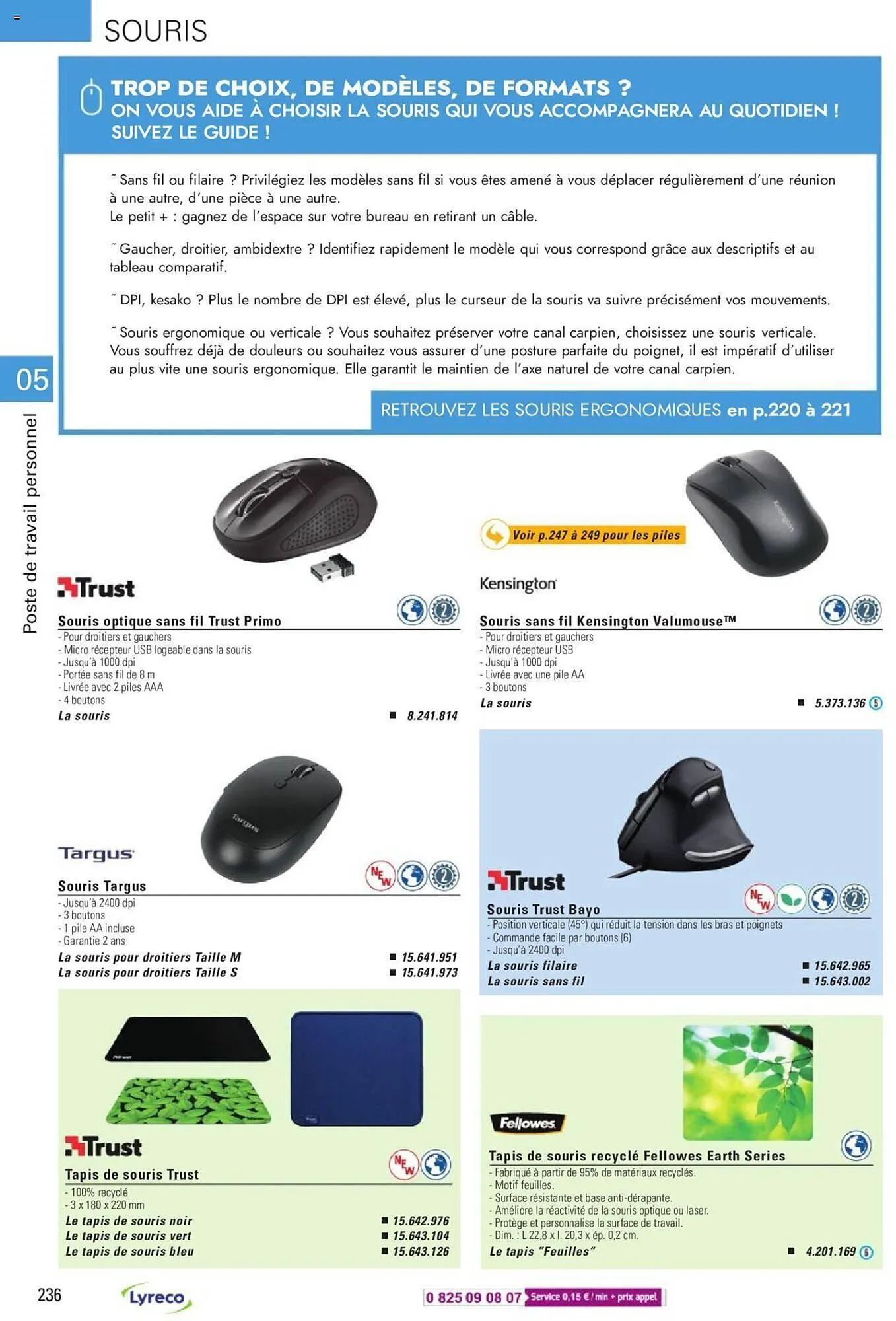 Catalogue Lyreco du 15 mai au 31 décembre 2023 - Catalogue page 236