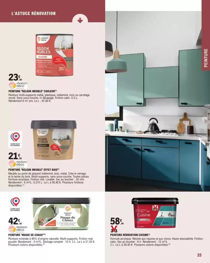 Guide Decoration Interieure du 2 mai au 31 décembre 2025 - Catalogue page 35