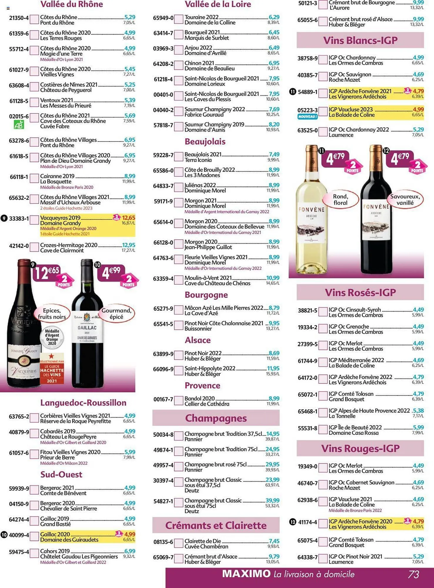 Catalogue Maximo du 19 janvier au 25 février 2024 - Catalogue page 73