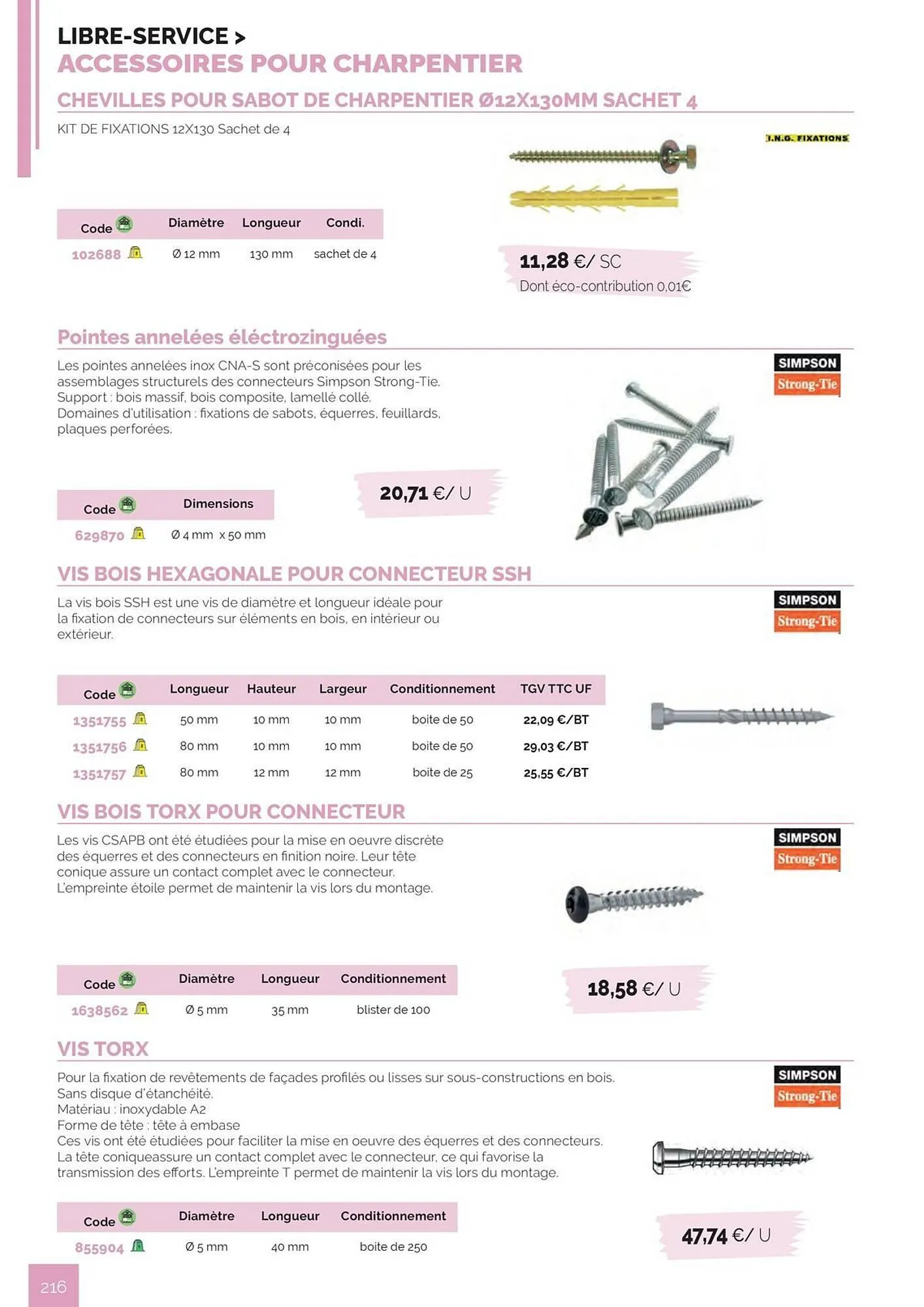 Catalogue Samse du 30 avril au 31 décembre 2026 - Catalogue page 216