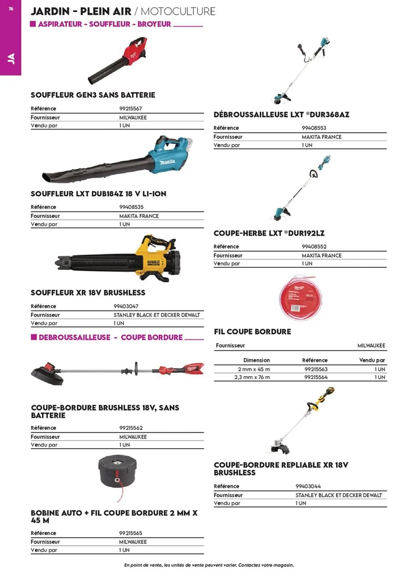 Catalogue Tout faire matériaux du 17 décembre au 30 décembre 2025 - Catalogue page 729