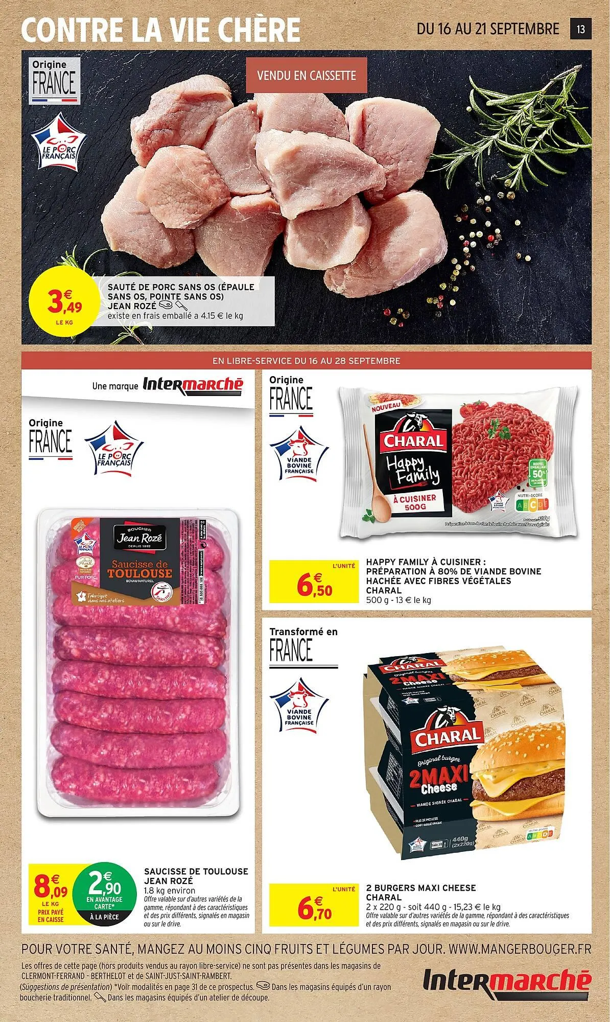 Catalogue Intermarché du 16 septembre au 28 septembre 2025 - Catalogue page 13