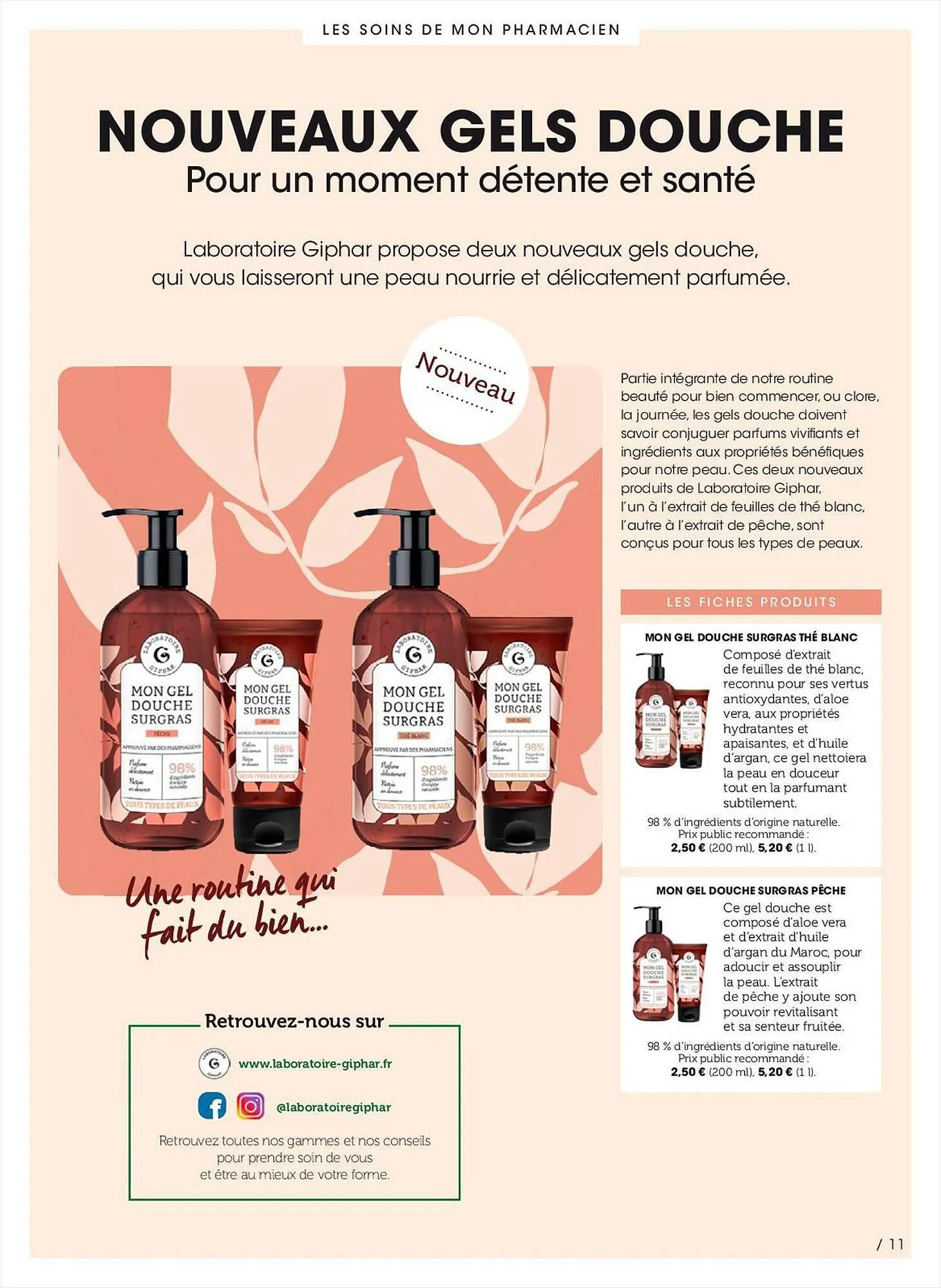 Catalogue Pharmacien Giphar du 1 janvier au 30 novembre 2023 - Catalogue page 11