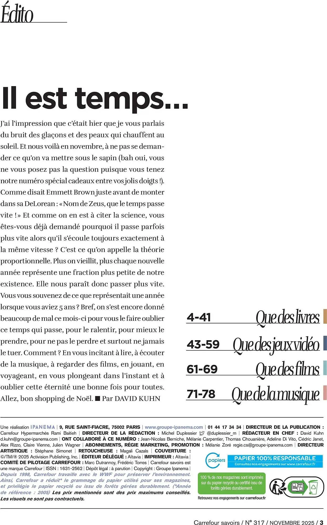 Catalogue Carrefour du 1 novembre au 30 novembre 2025 - Catalogue page 3