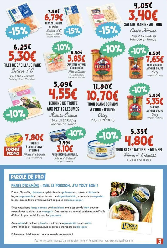 POUR VOTRE SANTÉ MANGEZ DE LA MER du 2 mai au 31 mai 2024 - Catalogue page 3