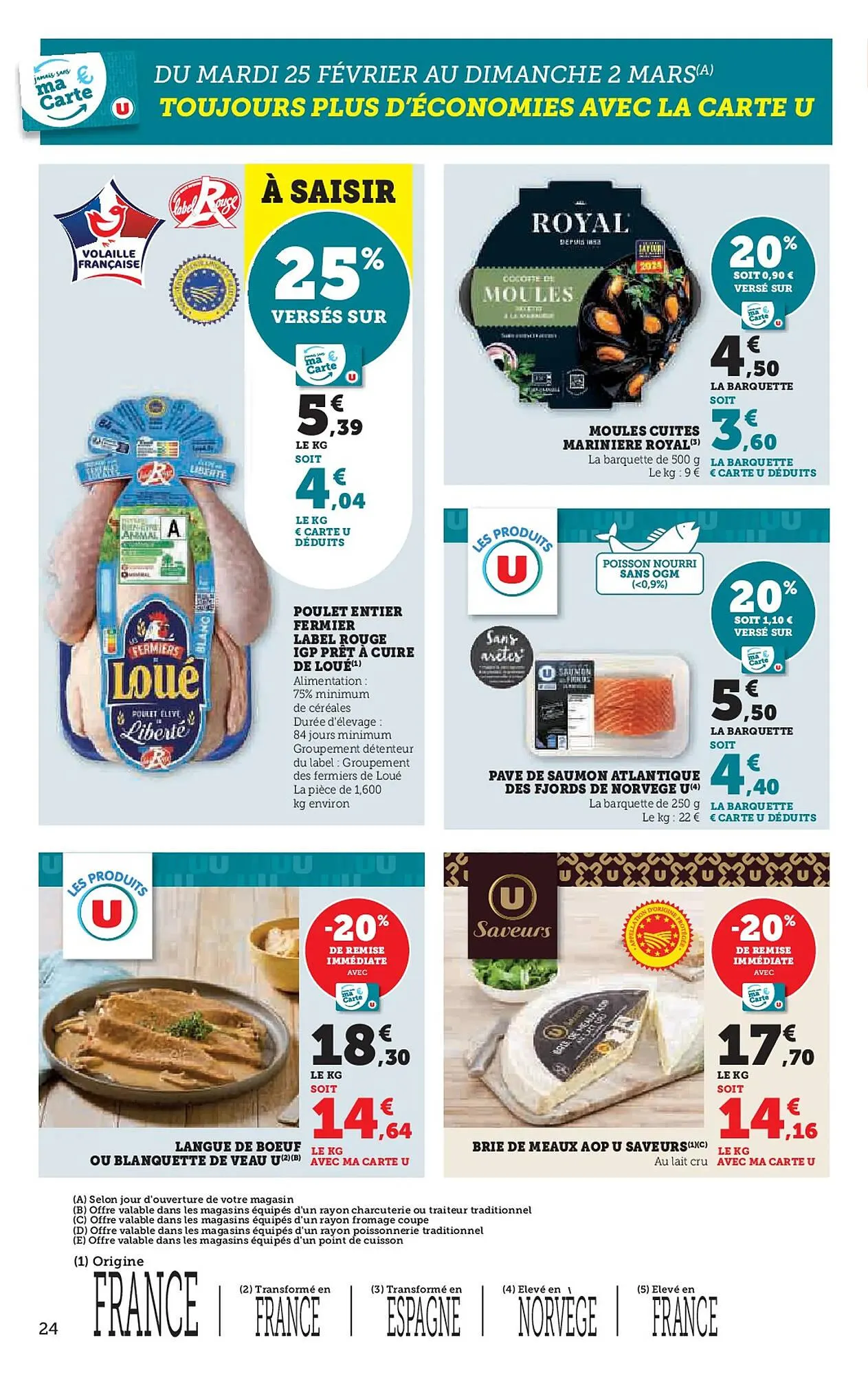 Catalogue Super U du 25 février au 9 mars 2025 - Catalogue page 24