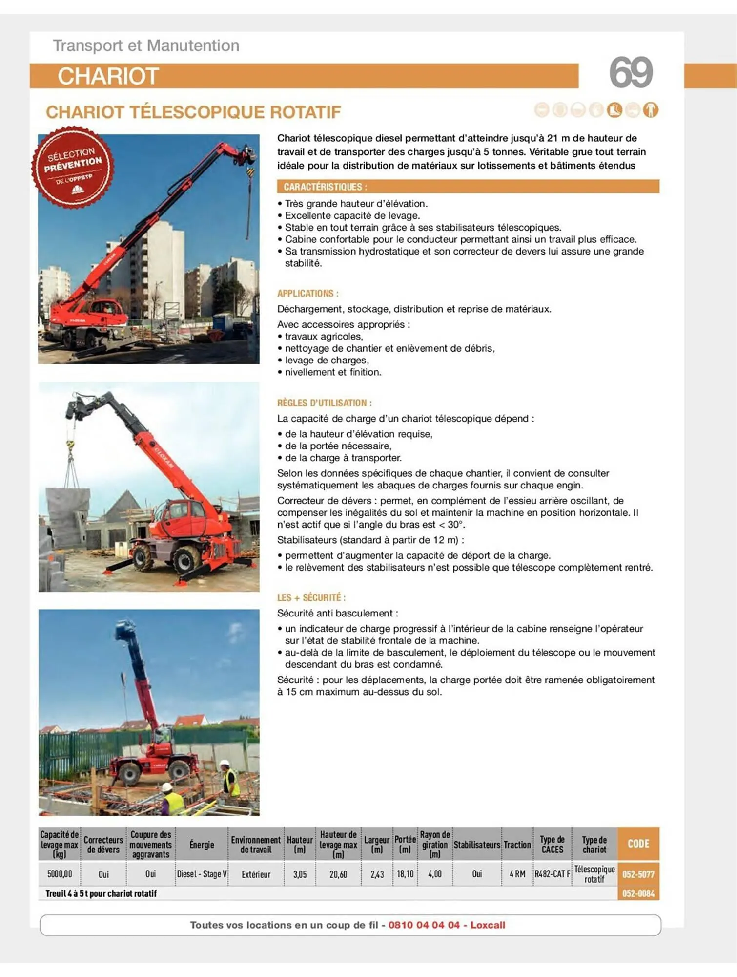 Catalogue Loxam du 19 avril au 31 décembre 2023 - Catalogue page 71
