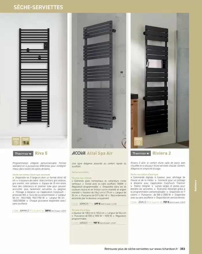 SALLE DE DE BAINS ET CARRELAGE 2025 du 11 avril au 31 décembre 2025 - Catalogue page 355