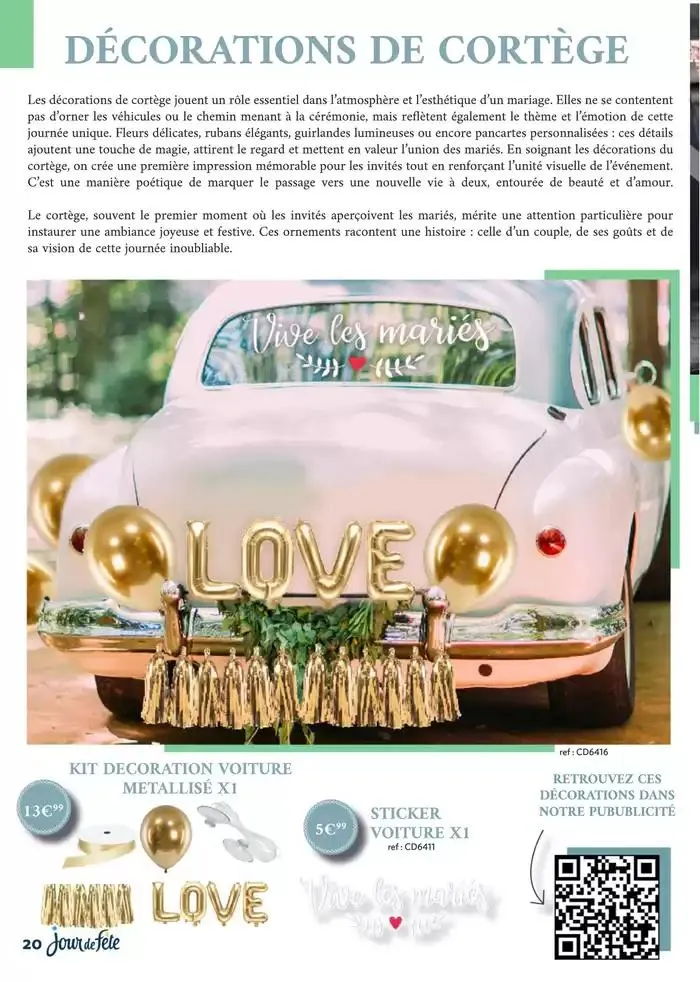 Magazine Mariage 2025 du 10 mars au 30 juin 2025 - Catalogue page 20