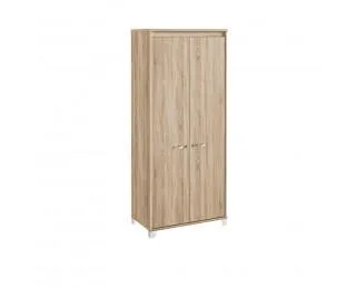 Armoire 2 portes Mambo - GAUTIER - Chêne Sonoma/Blanc