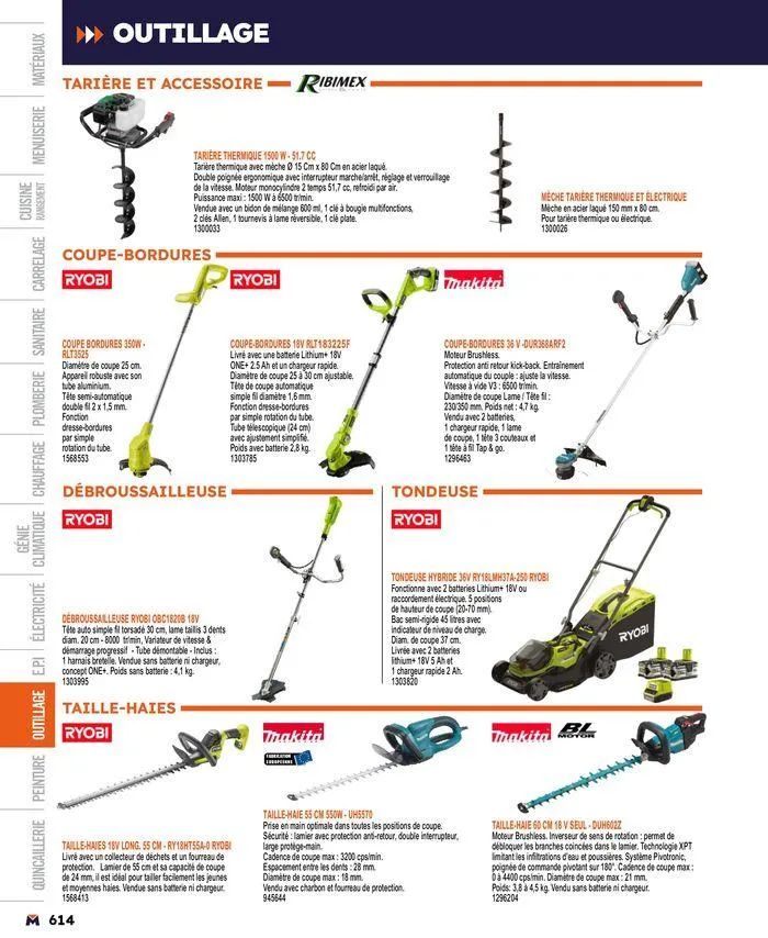 Guide produits 2024 du 15 mars au 31 décembre 2024 - Catalogue page 614