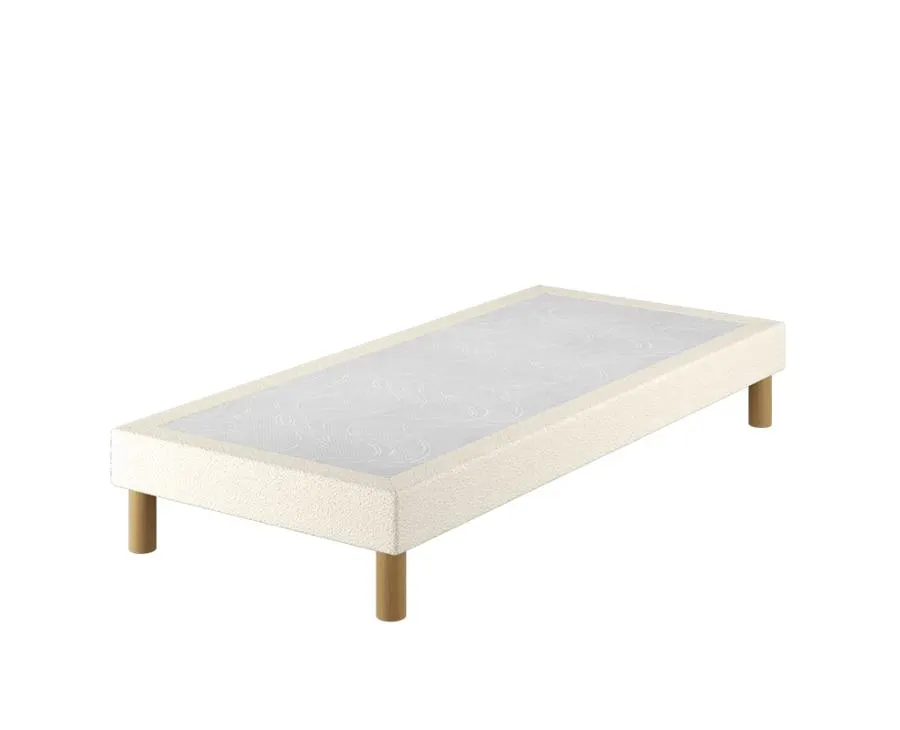 Bedbodem Calla Deco Boucle Wit - 90x200 cm