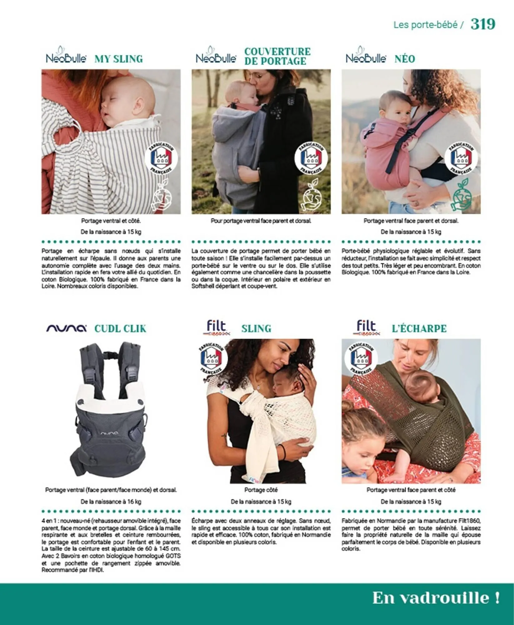 Catalogue autour de bébé du 31 mars au 31 janvier 2024 - Catalogue page 321