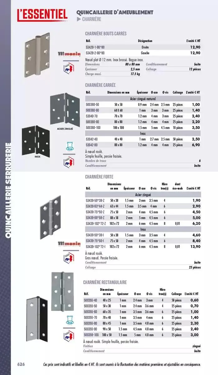 Essentiel Industrie 2025 du 3 janvier au 31 décembre 2025 - Catalogue page 628