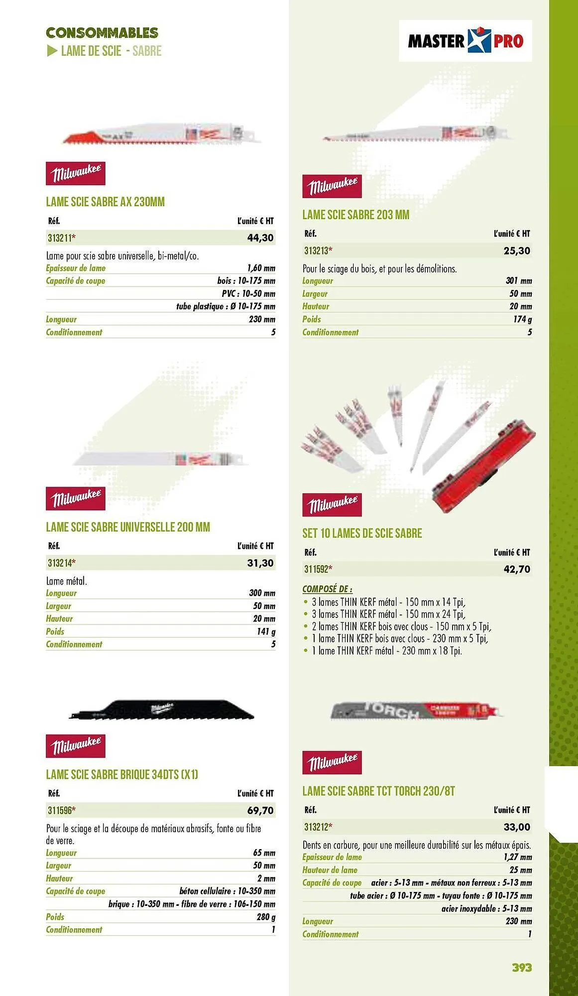 Catalogue Master Pro du 3 janvier au 31 décembre 2025 - Catalogue page 395