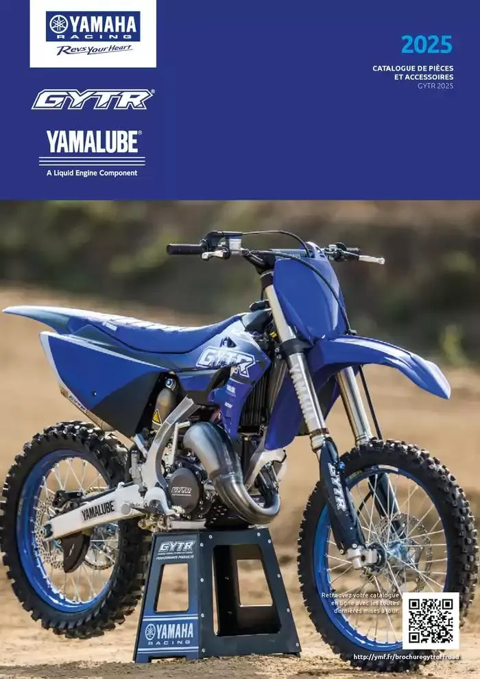 Catalogue Yamaha Motos - Accessoires GYTR Off Road du 23 septembre au 30 avril 2025 - Catalogue page 1