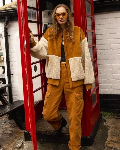 Wave Melody - Veste Sherpa pour Femme