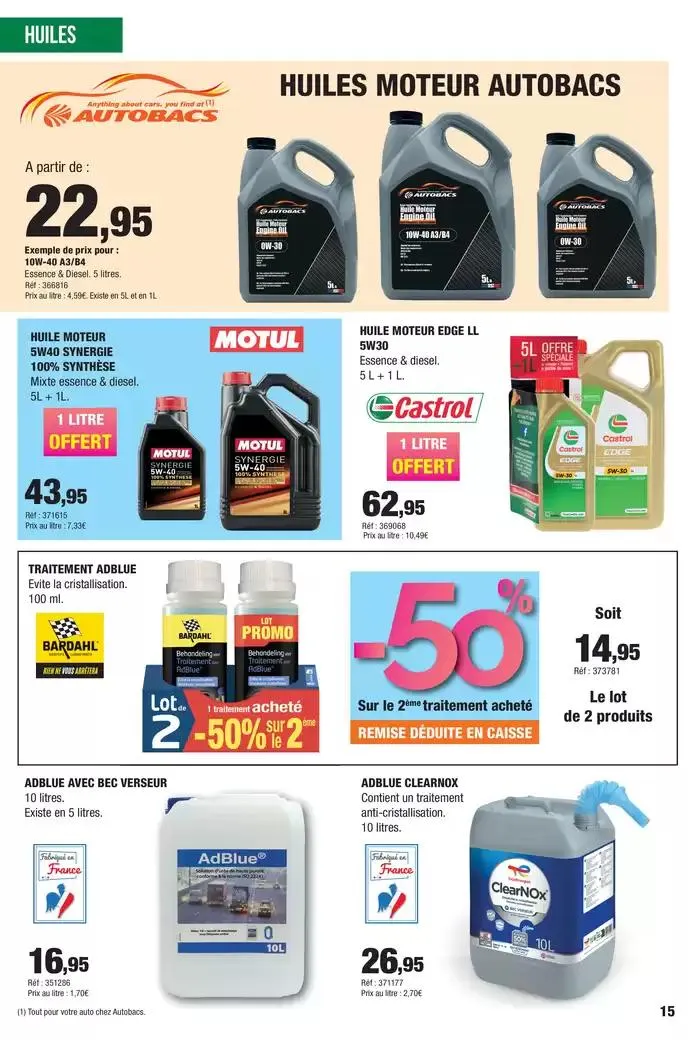 Pneumatiques été du 24 avril au 4 juin 2025 - Catalogue page 15