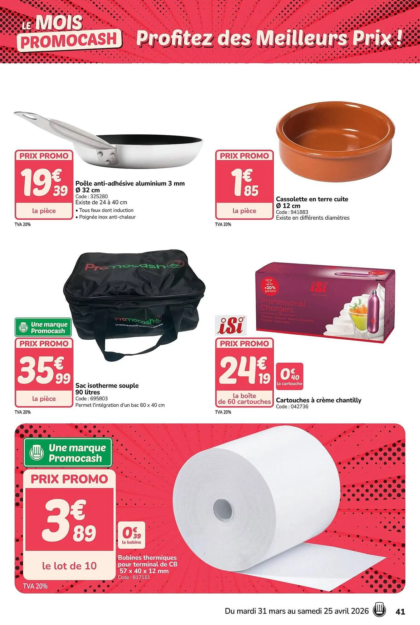 Catalogue Promocash du 31 mars au 25 avril 2026 - Catalogue page 41