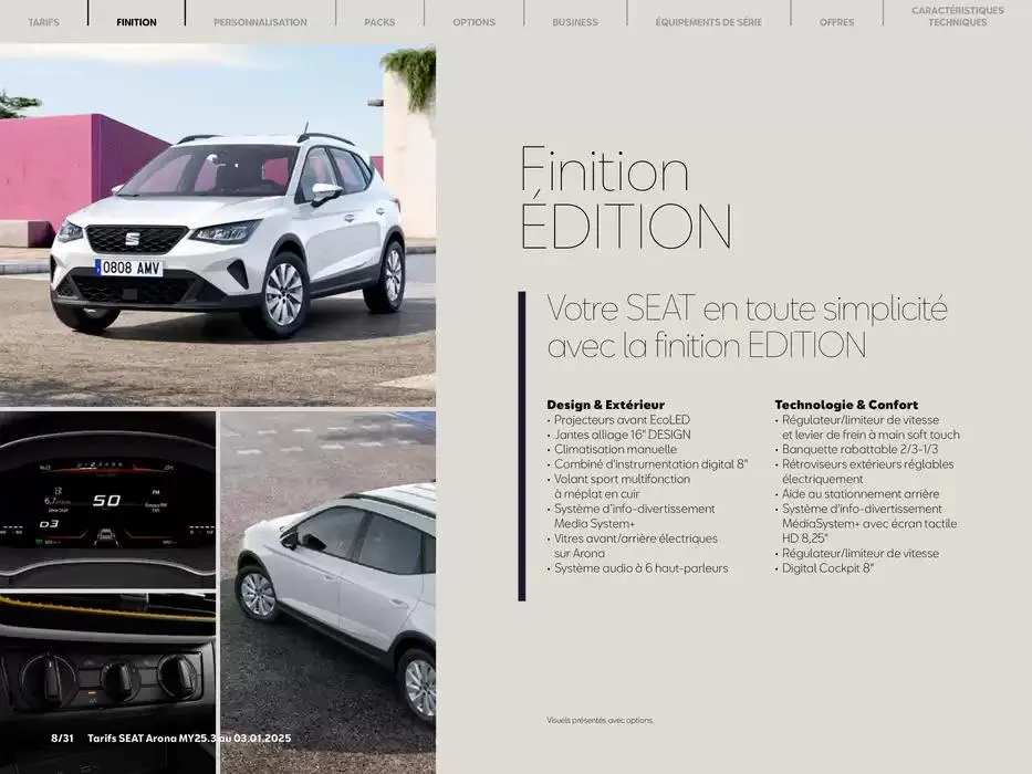 SEAT Arona du 17 janvier au 17 janvier 2026 - Catalogue page 8