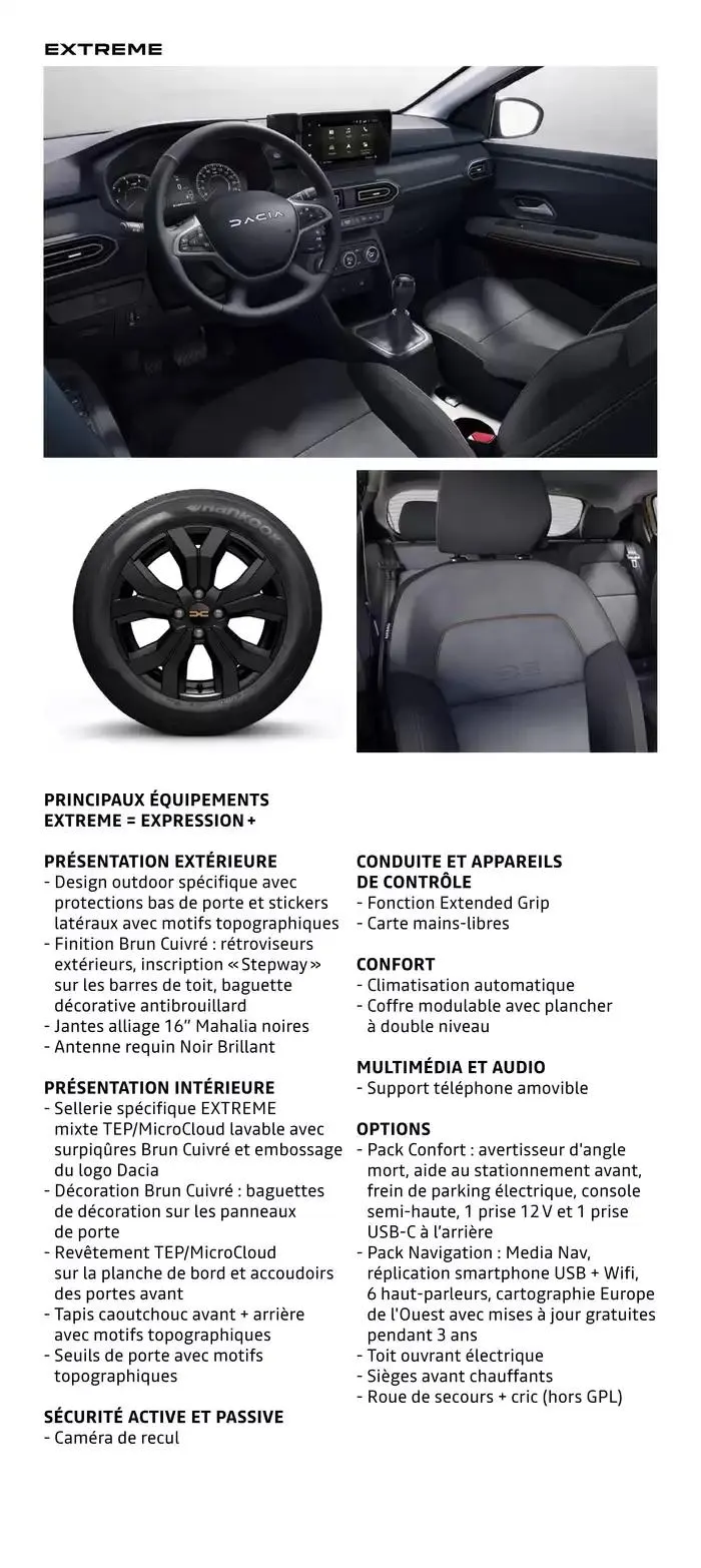 Dacia Sandero Stepway du 8 novembre au 8 novembre 2025 - Catalogue page 13