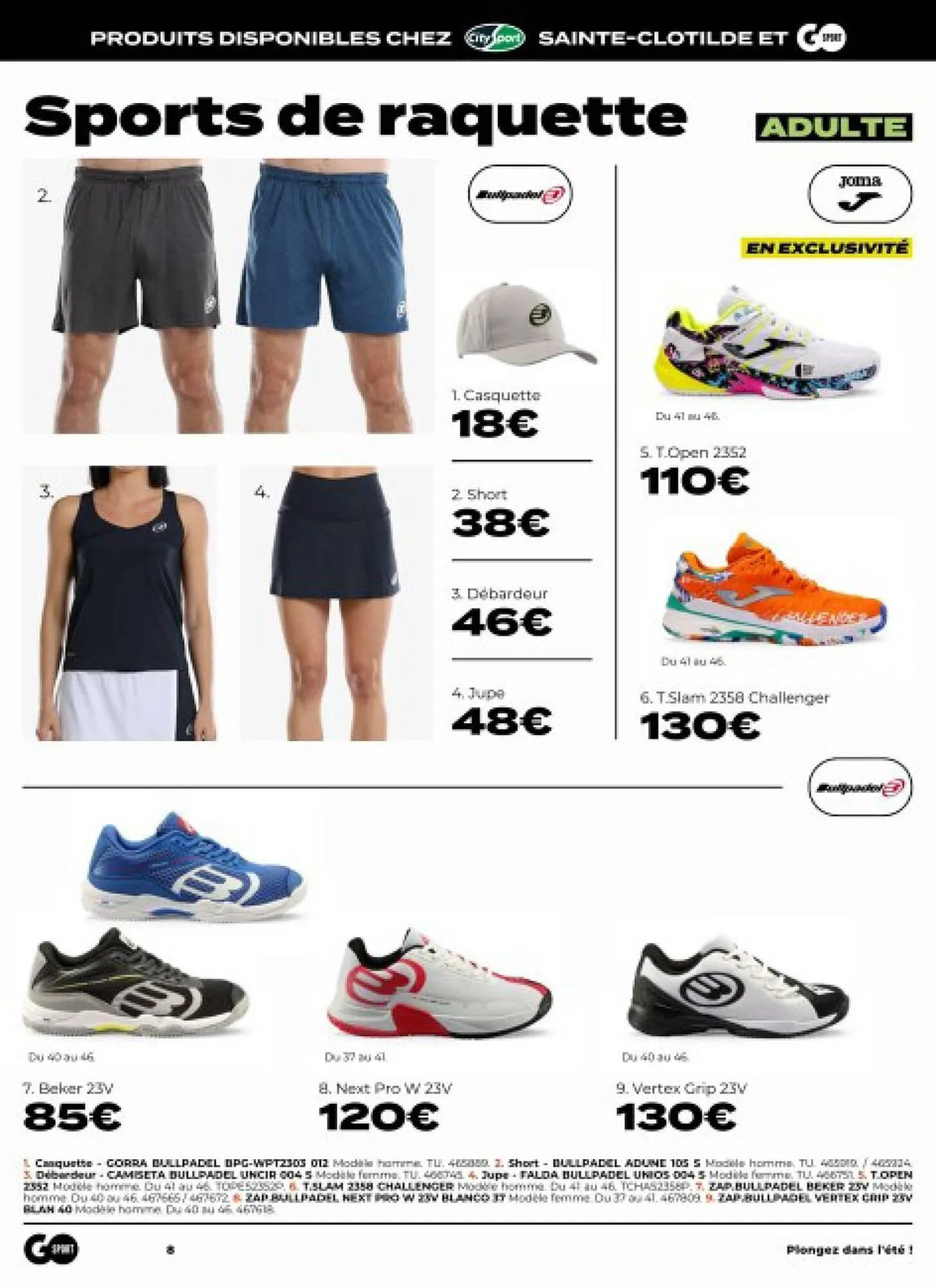 Catalogue Go Sport du 10 octobre au 29 octobre 2023 - Catalogue page 8
