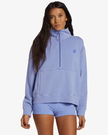 Stay On The Path - Sweat demi-zip pour Femme