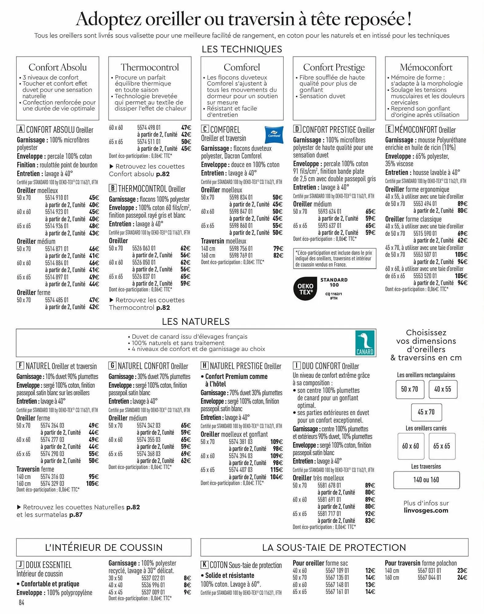 Catalogue Linvosges du 26 juillet au 29 juillet 2023 - Catalogue page 86