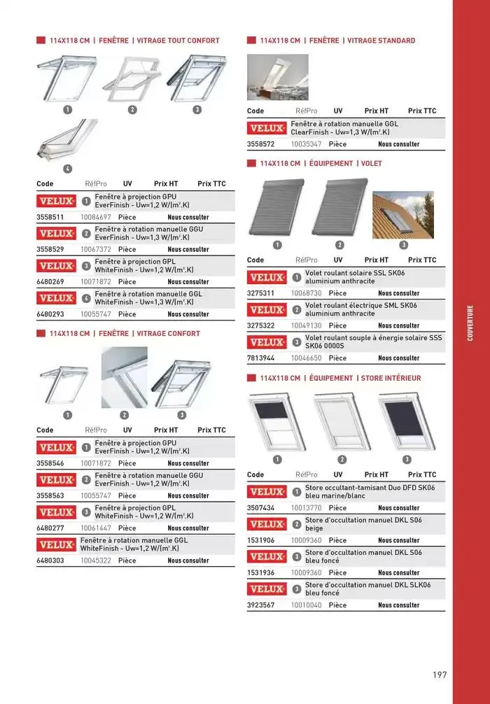 Matériaux 2025 du 1 janvier au 31 décembre 2025 - Catalogue page 197