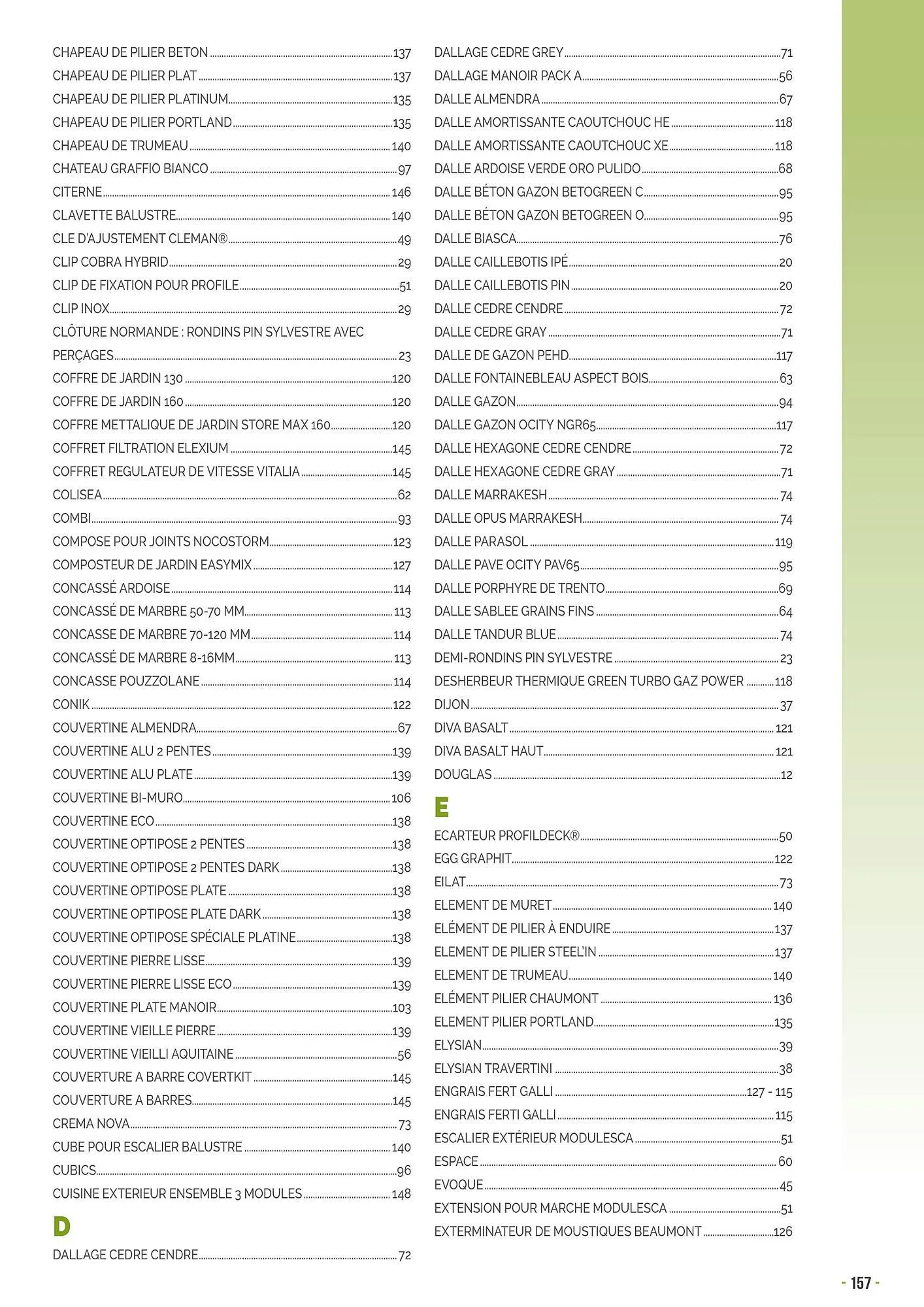 Catalogue Samse du 21 mars au 31 décembre 2025 - Catalogue page 157
