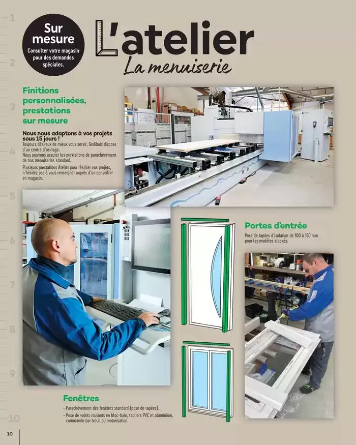 Menuiserie Extérieures 2025 du 1 janvier au 31 décembre 2025 - Catalogue page 10