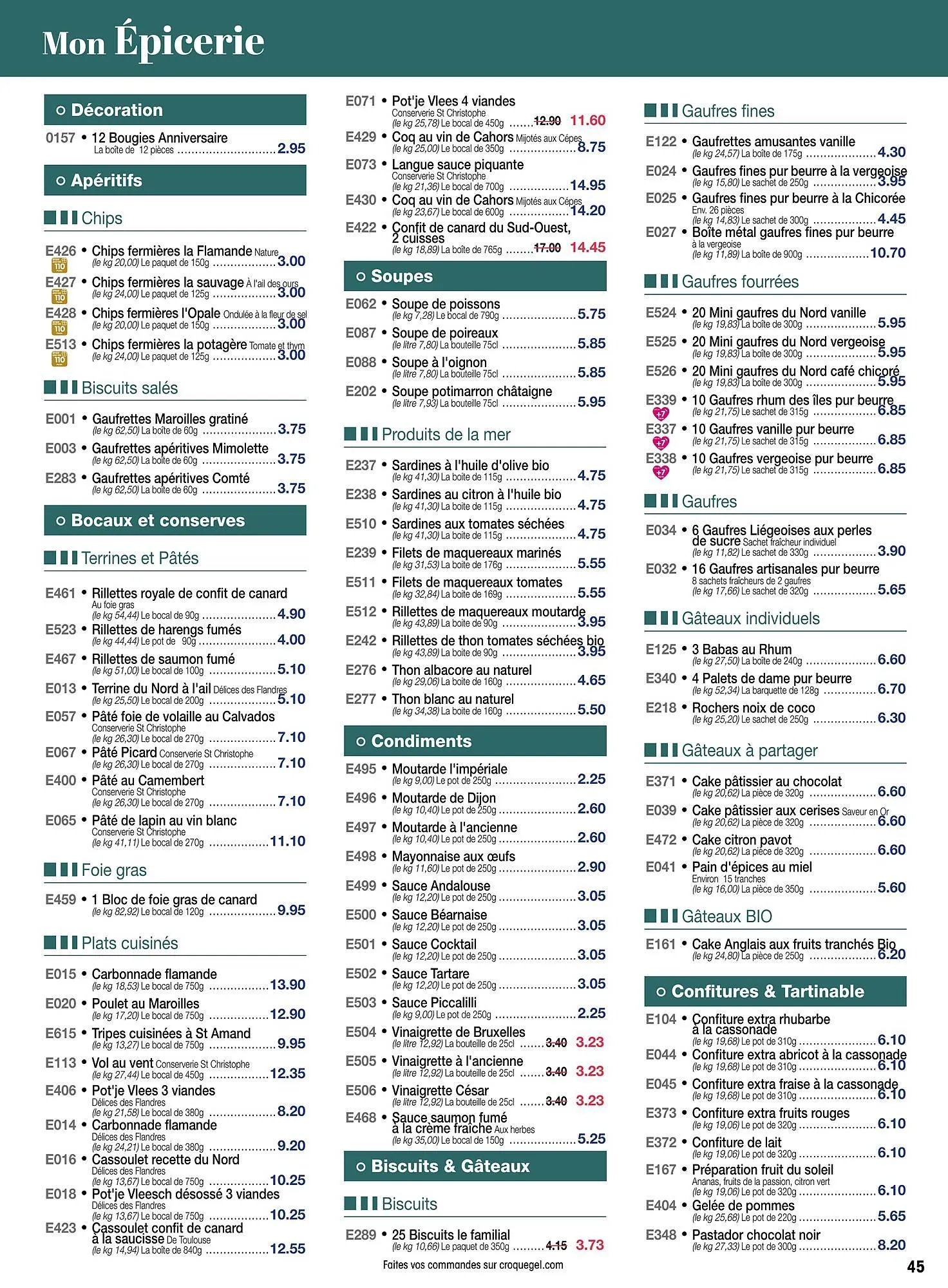 Catalogue Croque Gel du 3 avril au 3 mai 2026 - Catalogue page 45