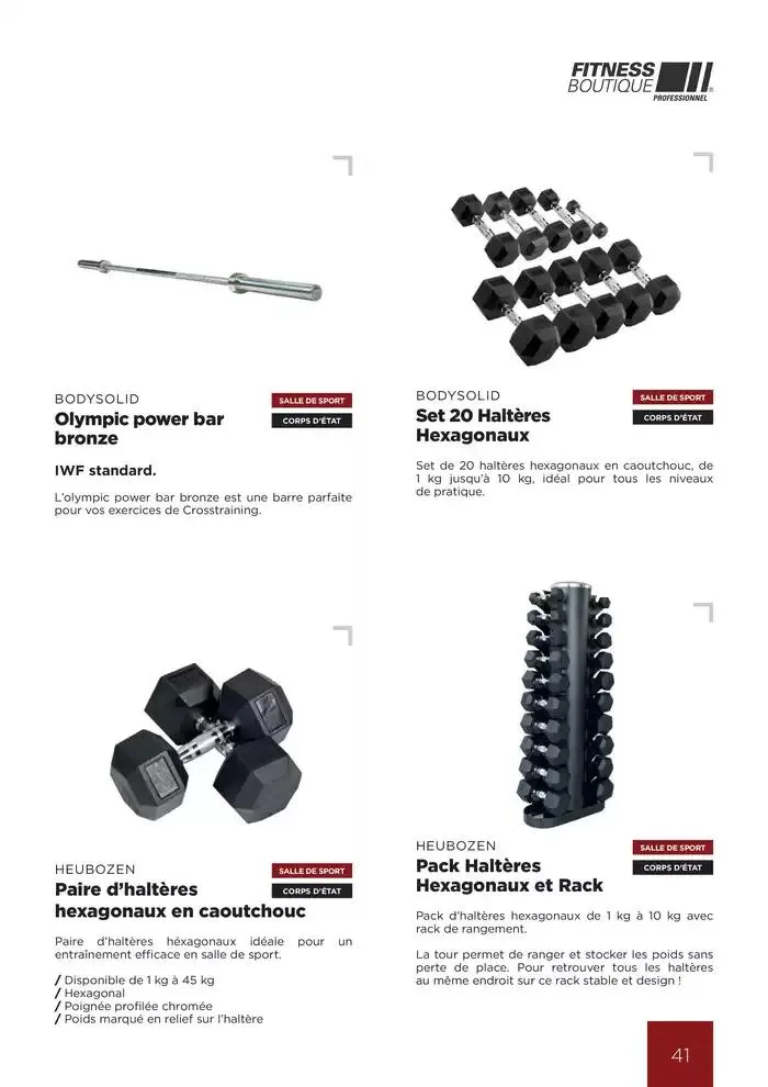 GAMME PROFESSIONNELLE 2025-2026 du 27 mars au 28 février 2026 - Catalogue page 41