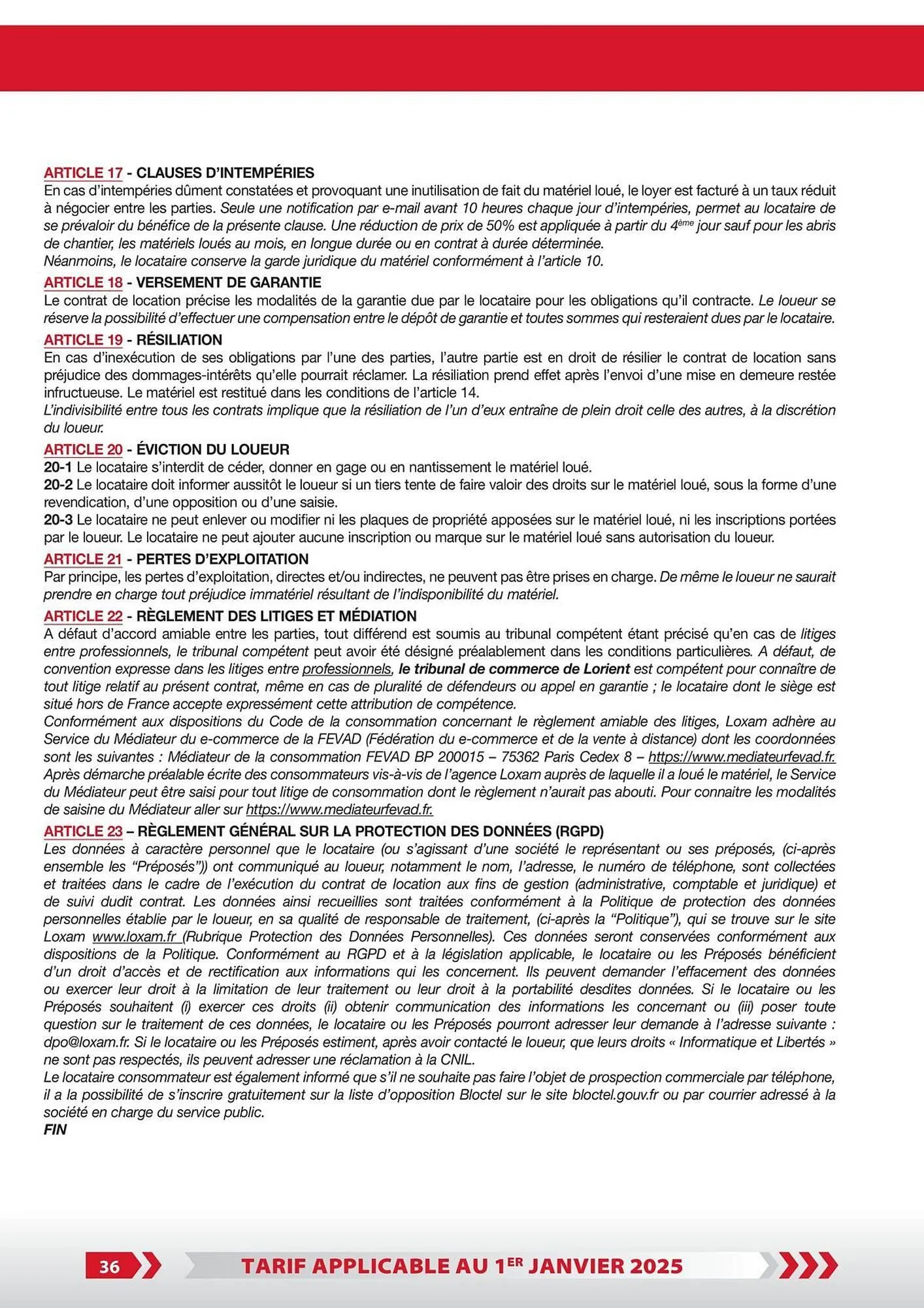 Loxam Catalogue du 3 janvier au 31 décembre 2025 - Catalogue page 31