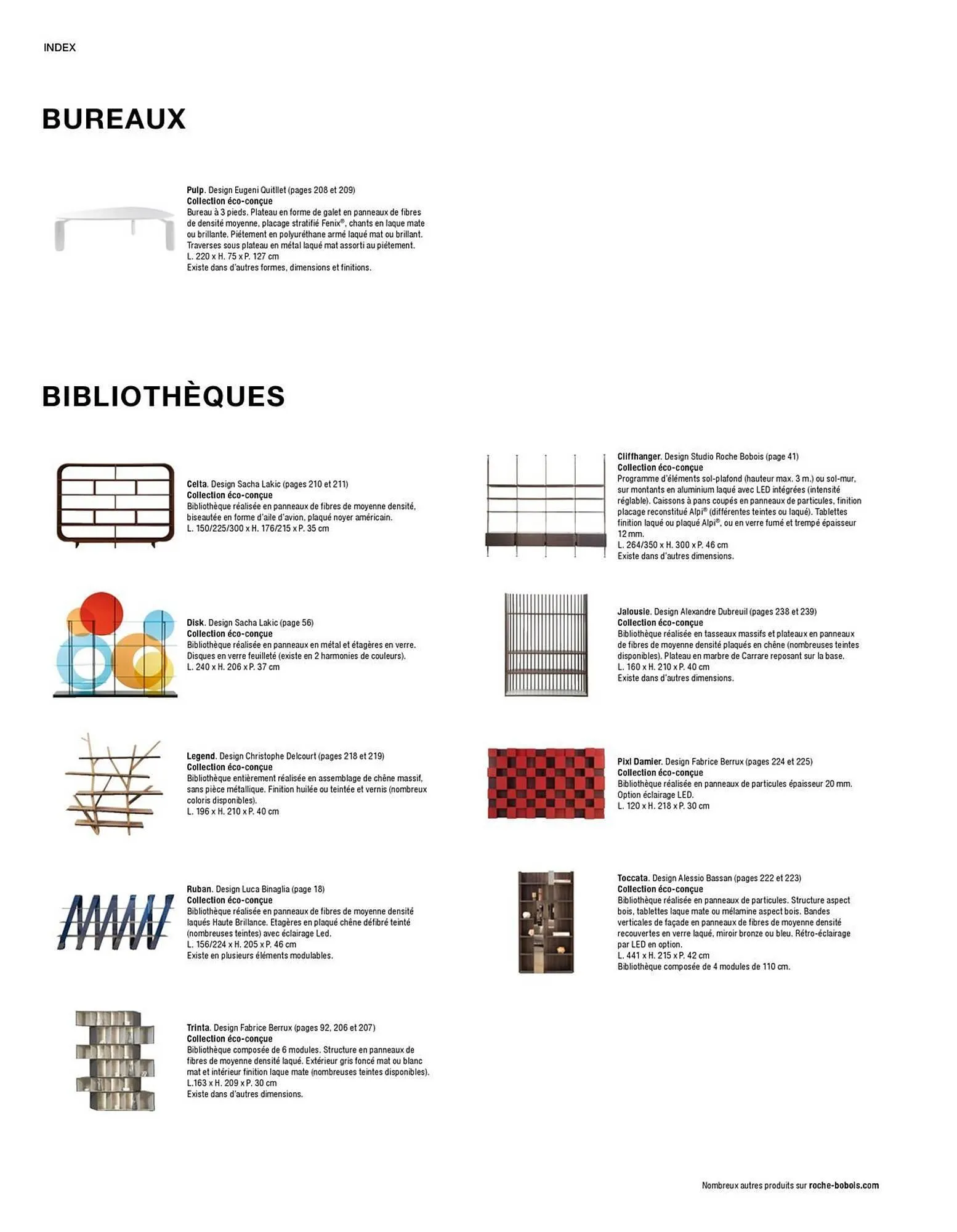 Catalogue Roche Bobois du 13 janvier au 31 décembre 2026 - Catalogue page 296