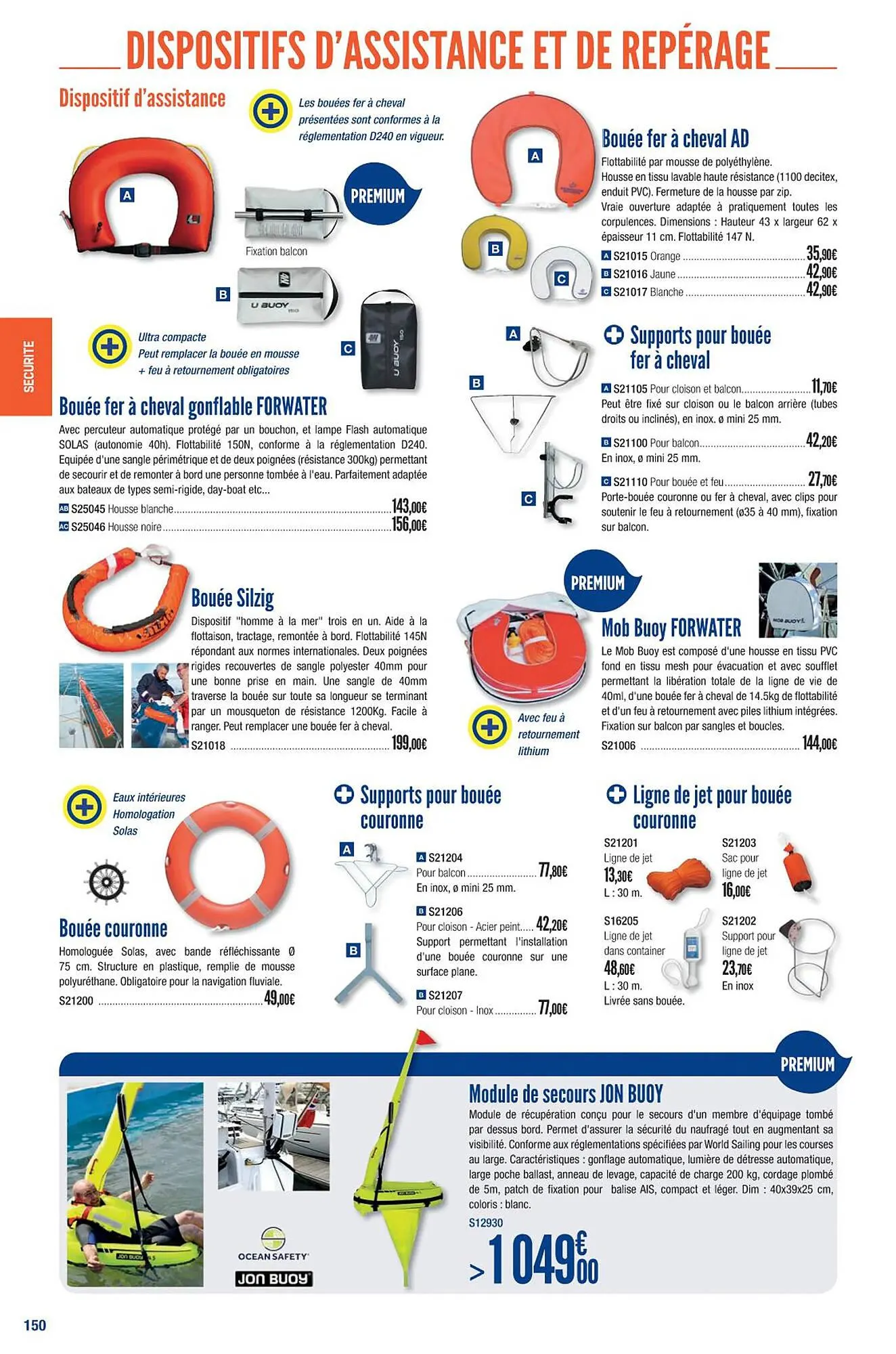 Catalogue Accastillage Diffusion du 1 mars au 31 décembre 2023 - Catalogue page 152