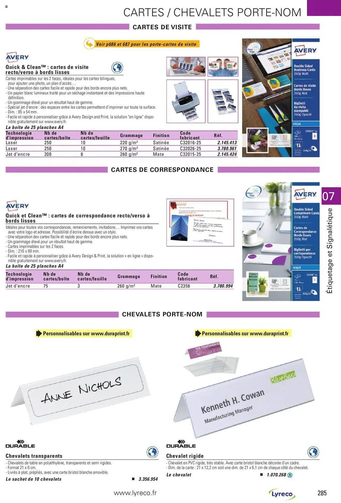Catalogue Lyreco du 15 mai au 31 décembre 2023 - Catalogue page 285