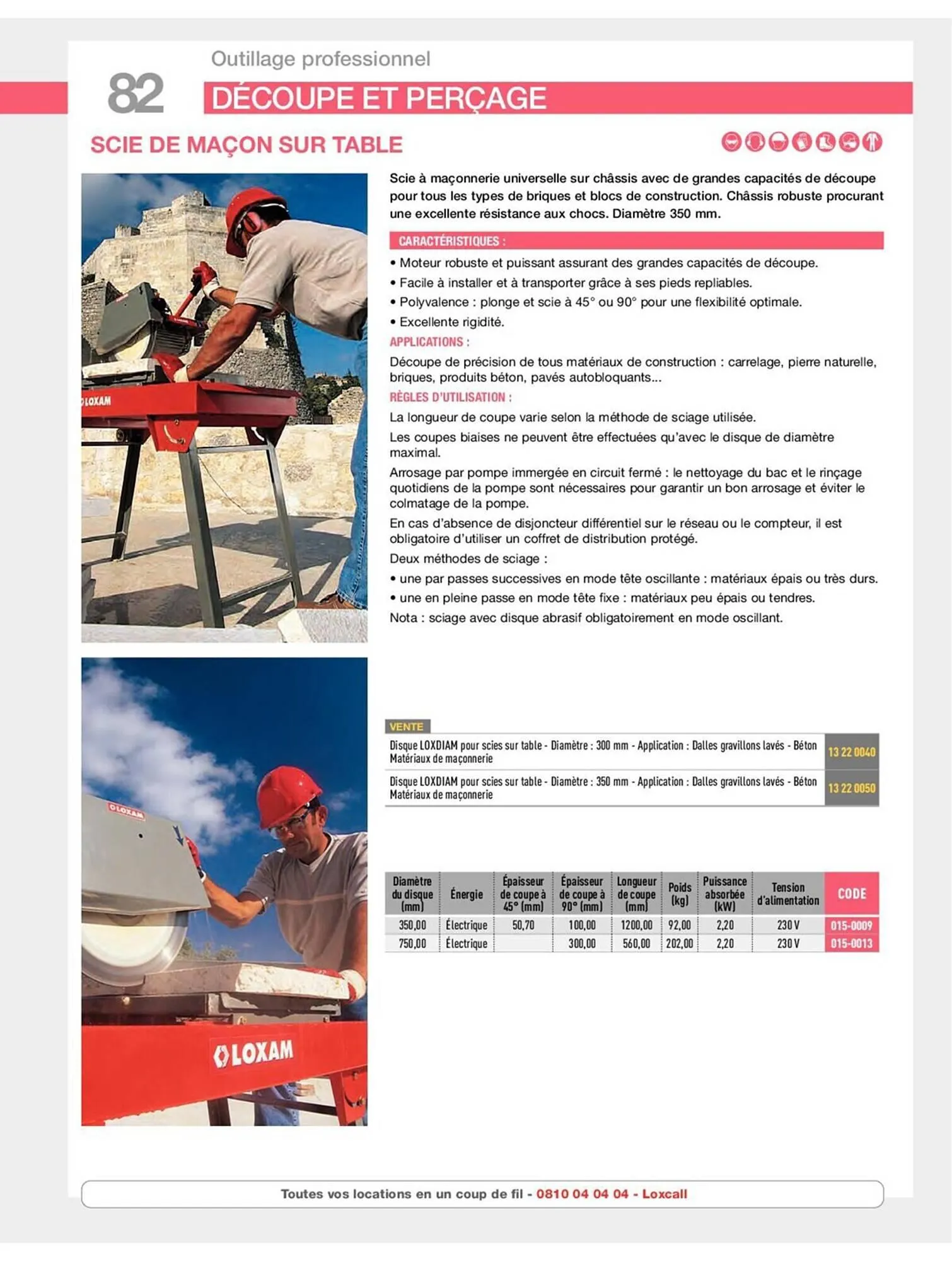 Catalogue Loxam du 19 avril au 31 décembre 2023 - Catalogue page 84