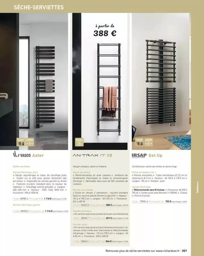 SALLE DE DE BAINS ET CARRELAGE 2025 du 11 avril au 31 décembre 2025 - Catalogue page 359