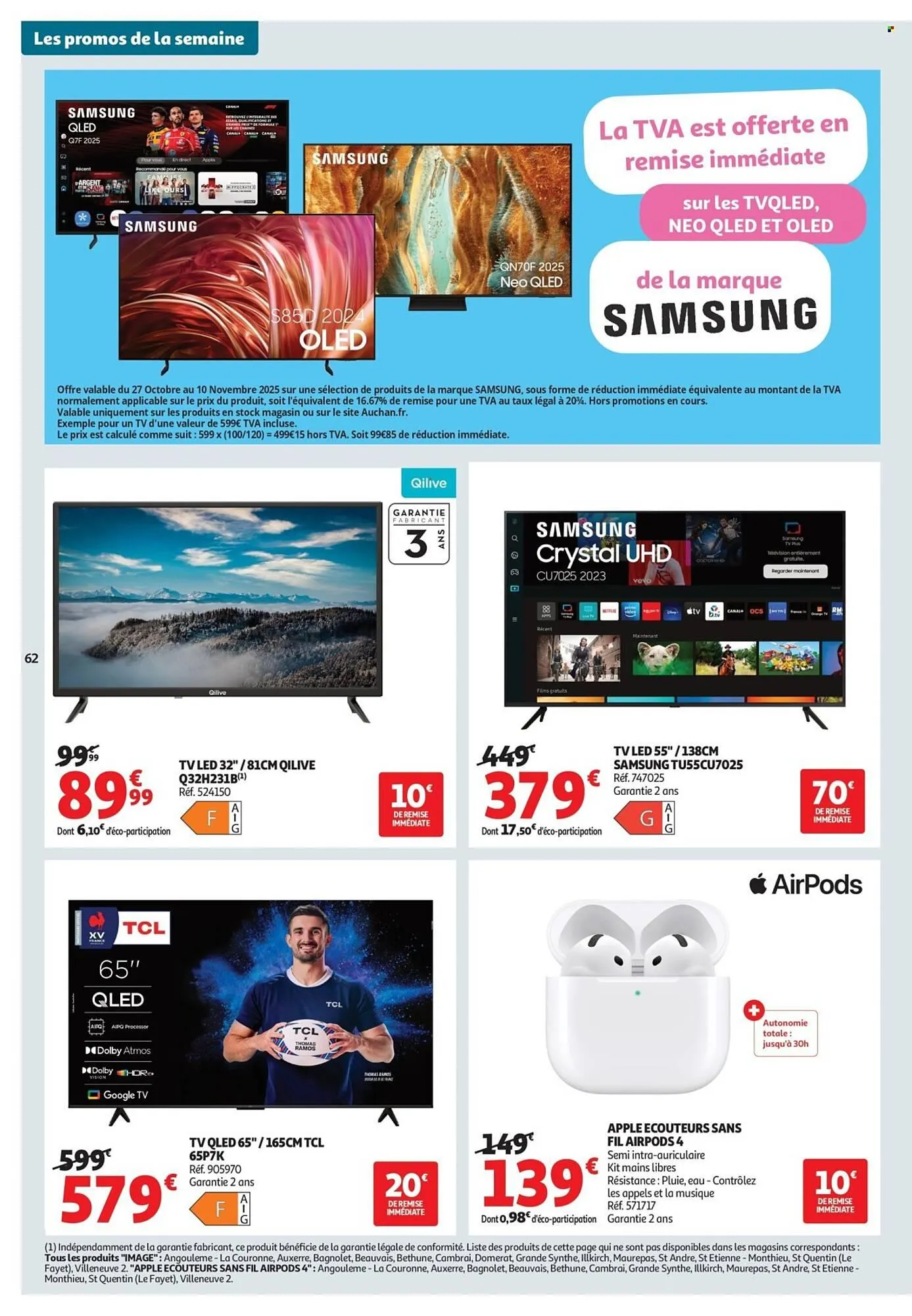 Catalogue Auchan du 28 octobre au 9 novembre 2025 - Catalogue page 62