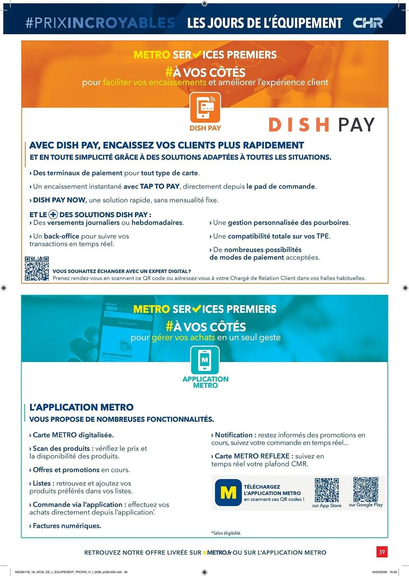 Catalogue METRO du 27 mars au 20 mai 2026 - Catalogue page 39