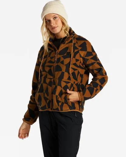 Boundary - Polaire demi-zip col montant pour Femme